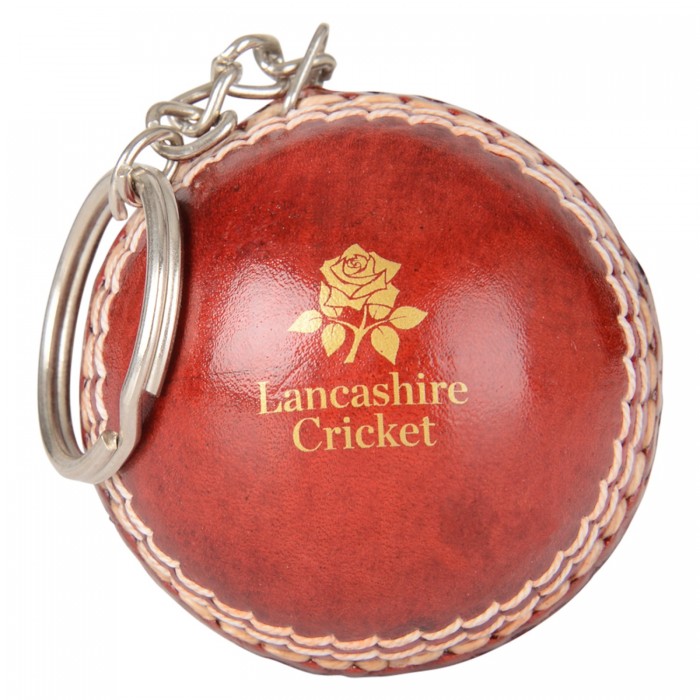 CRICKET BALL KEYRING